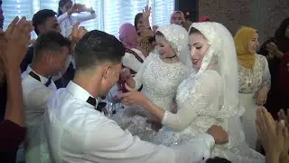 عروستين تؤام اول مدخله الفرح خربوها رقص علي المزمار البلدي