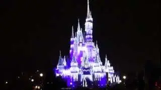 Magic Kingdom Celebrate the magic Castle Projection Show 2012