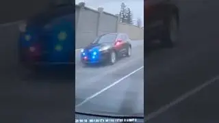 Extremely Rare, undercover Calgary police black Ford Escape with lights  visible on the grill