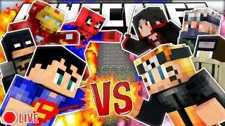 Minecraft Modded Cops N Robbers | NARUTO VS SUPERHEROES!