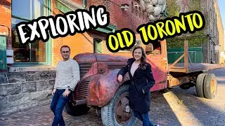 Exploring the HISTORIC DISTILLERY DISTRICT IN TORONTO l Segway Tour, Art Galleries & Food (Canada)