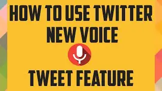 How to Use Voice Tweet