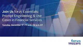 AI Essentials: Prompt Engineering & Use Cases in Financial Services