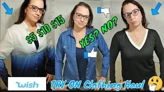 WISH PRODUCTS APP HAUL REVIEW Women's Tops Jackets - Use WISH code hyfqfhd for $5 of free Wish cash!