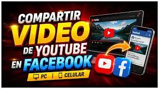 COMO COMPARTIR UN VIDEO DE YOUTUBE EN FACEBOOK ✅ De Forma Correcta 🚀 PC y Celular