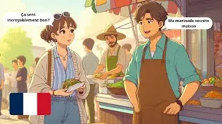 10 Easy French Conversations | At the Food Truck & Street Food (A1-A2)