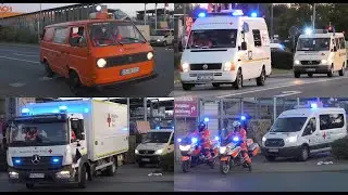 [Evakuierungsaktion in Münster] Einsatzeinheiten auf Einsatzfahrt - seltene & neue Einsatzfahrzeuge