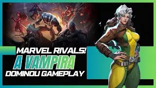 VAMPIRA (ROGUE) DESTR&Oacute;I EM MARVEL RIVALS! Gameplay Completa no Modo Comboio