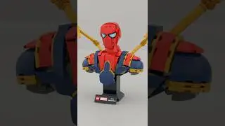 LEGO 76326 Бюст Железного Человека-Паука Скоростная сборка #lego