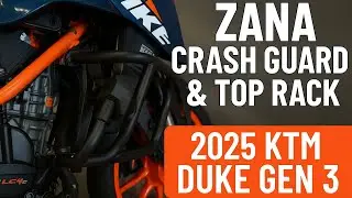 ZANA Crash Guard & Top Rack For KTM Duke 390 | Unboxing & Installation | Duke 390 Gen 3 Accessories