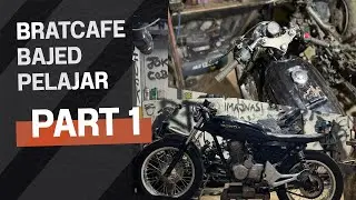 Motor custom bratcafe dana pelajar yang bikin lupa pulang 