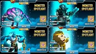 Completing Crazy Dungeon Spotlights on Monster Legends #1