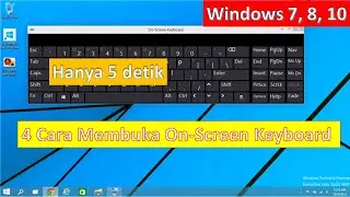 4 Cara Menampilkan On-Screen Keyboard Windows  - Keyboard Alternative