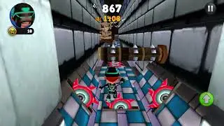 I beat my high score on nightmare mode in running fred.