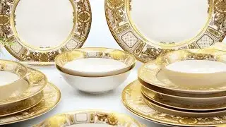 Expensive and graceful dinner ware set part 4.#expensive #dinner set#kitchen ware #graceful.