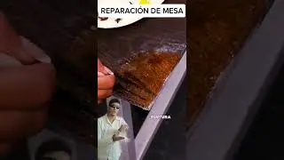 Reparaci&oacute;n de mesa #carpintero #madera #melamina #reparaci&oacute;n #mesa