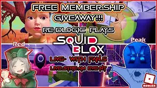 🔴 RED & THE FANS COMPETE FOR THE GRAND PRIZE! | Squid Blox Squid Games