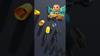 Wheels on the bus - B1 - music marble #satisfying #musicmarble