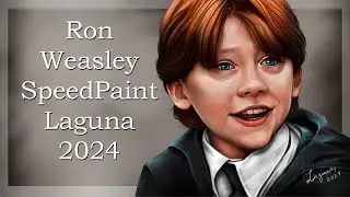 Ron Weasley - SpeedPaint by Laguna 2024 | Harry Potter Fanart | How to draw a realistic portrait