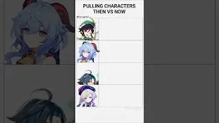 Pulling characters in 2020 vs Now be like... #memes
