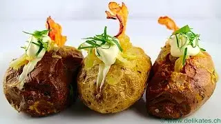 Rezept Baked Potatoes I delikates.ch