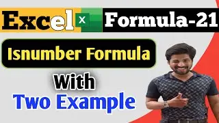 How to Use Isnumber Formula in Excel With Example | Excel Formula Isnumber | Excel Formulas 2021