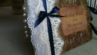 Book Binding - How to make a Wedding Guest Book