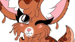 Chocolate Ice Cream Bunny ~ Ice Cream Bunnies Collection ~ (Speedpaint) 