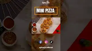 Homemade Mini Chicken Pizza Recipe | Spice Jin  #minipizza  #minipizzarecipe #recipe