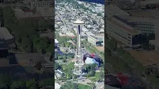 🌍 Space Needle - Seattle - Usa 👉 #spaceneedle #seattle #usa #earth #skyline
