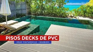 Dise&ntilde;o exterior. Piso deck de PVC. Barbieri Vinyl Deck. Libre de mantenimiento. F&aacute;cil instalaci&oacute;n.