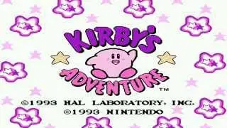 Kirbys Adventure - Title Screen (NES) ◀1440p HD▶