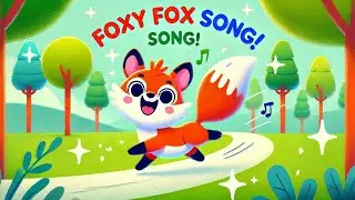 Foxy Fox Song for Kids | Yip Yap Fun Adventure!  | #FoxyFox #AnimalSongs #ToddlerFun