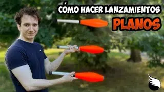 ¿Cómo hacer lanzamientos planos y reversos en malabarismo?