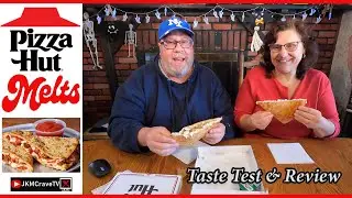 Pizza Hut&reg; | Chicken Bacon Parmesan & Meat Lover's Melt 🧀| Taste Test & Review | JKMCraveTV