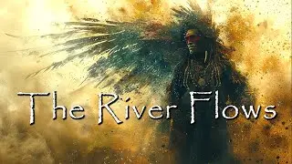The River Flows 🌲 Powerful Shamanic Drumming ✨ Native American Inspired Music with Flute
