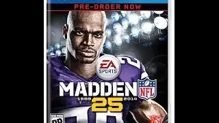 PS4 and XBOX One Madden 25 Football Glitches Cheats  -  Behins LOS Motioned WR - Man/Zone