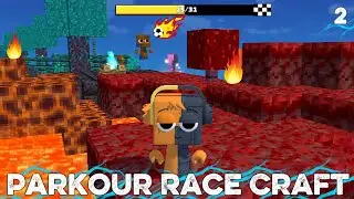 Parkour Race Craft Lava mode