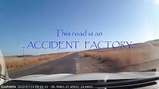 Accident Factory: Potholed road from Clocolan to Marquard