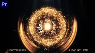 Gold Luxury Logo Intro After Effects template