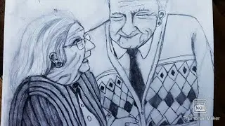 Anna Drawing Old couple#grandma#Grandpa# Anna Haokip# Draw