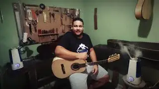 Visitando a oficina do Gleyson Ferreira Luthier (Sele&ccedil;&atilde;o de pagodes) #violacaipira #tiaocarreiro #mg