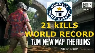 21 KILLS WORLD RECORD | NEW TDM MAP THE RUINS | BY [SD GAMER].