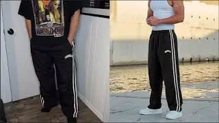 YoungLA 249 Men's Flagship Track Pants (try-on)