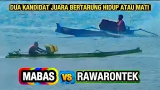 KANDIDAT TERKUAT JUARA MABAS AKHIRNYA DI LIPAT RAWA RONTEK DI BALAP SAMPAN LUNGKAK 