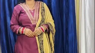 New ways to drape a shawl in winter | winter shawl draping trick | draping tutorial #draping