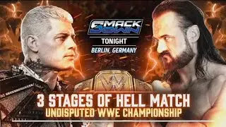 WWE SmackDown -  Cody Rhodes vs Drew McIntyre (Undisputed WWE Championship Match)