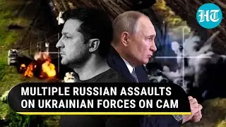Ukrainian Troops Walk Into Russian Mine Trap; Western Vehicles Blown Up On Cam | Watch