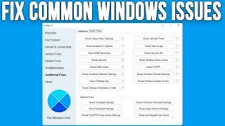 Устраните распространенные проблемы Windows с помощью FixWin 10 и 11