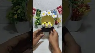 DIY Bird Nest 🐦 #art #craft #viral #shorts